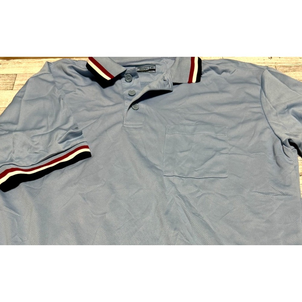 VTG Honigs Whistle Stop Shirt Mens Size XL Referee Umpire Official Vintage blue